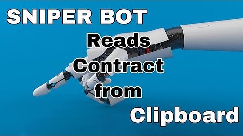 Clipboard buy | Aviddot Sniper bot | Feature 22 Explained!