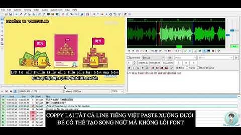 [QING] HƯỚNG DẪN LÀM SUB BẰNG AEGISUB VÀ ENCODE BẰNG VIRTUALDUB