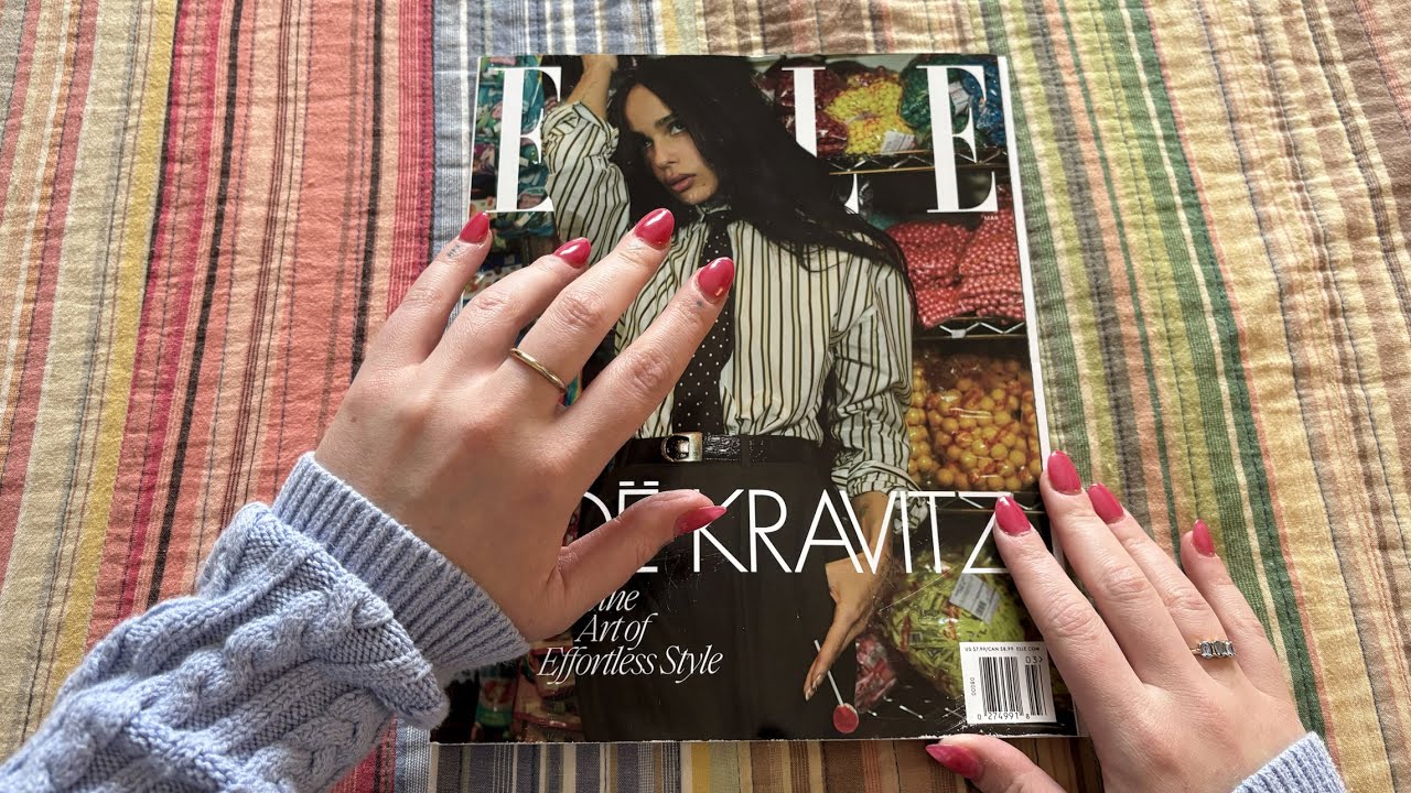 ASMR Magazine Flip Through - Whispering, Tracing, Over Explaining