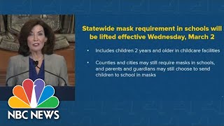 N.Y. Governor Lifts School Mask Mandate Statewide