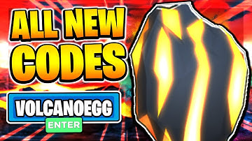 ALL NEW VOLCANO UPDATE CODES in TAPPING SIMULATOR! - Tapping Simulator VOLCANO UPDATE (Roblox)