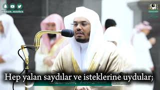 Kabe İmamı - Prof. Dr. Yasir El Dosari - Necm 49-62  Kamer 1-17 - ! SECDE İÇERİR ! -Türkçe Altyazılı