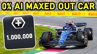 How Fast Are 0% Ai In A MAXED OUT Car In F1 22..?