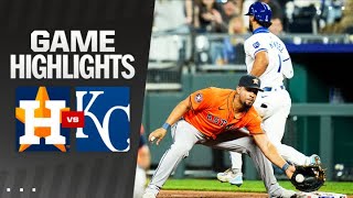 Astros vs. Royals Game Highlights (4\/10\/24) | MLB Highlights
