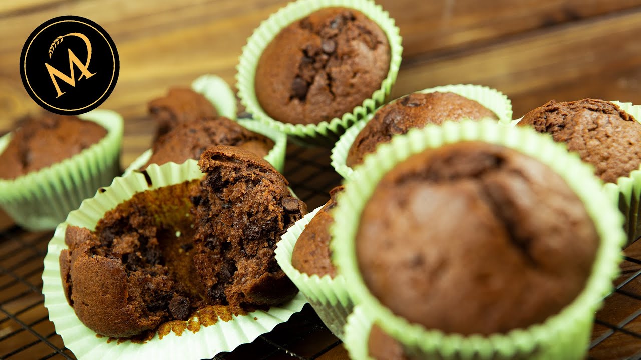 Schokoladen Muffins - Bestes und schnellstes Rezept mit flüssigem Kern ...