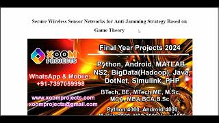 Secure Wireless Sensor Networks for Anti Jamming Strategy Based on Game Theory