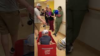 Famous Discharge cheer for Damon! Profile