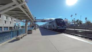 VR180 - Metrolink IEOC Line Train Northbound in Corona