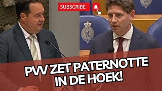 PVV'er Marco Deen zet Paternotte in de HOEK! Ik verwijs je door naar Wilders!
