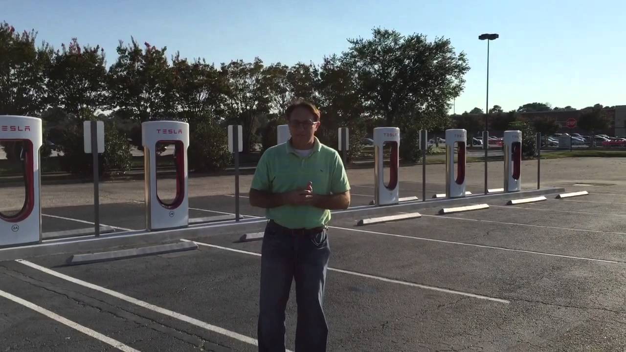 Tesla supercharging station in Mobile, Alabama Day 3 YouTube