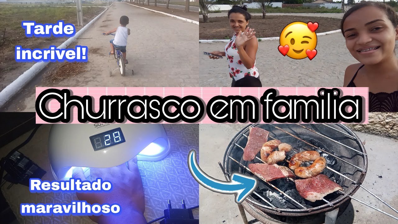 DIA DE CHURRASCO| DORMI NA MINHA IRMÃ| MANUTENÇÃO NAS UNHAS| SAINDO DA ROTINA