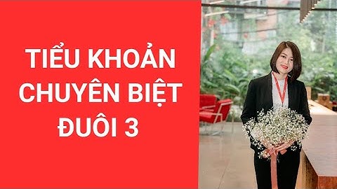 Cách sử dụng tiểu khoản chuyên biệt đuôi 3 của TK Chứng khoán VPS