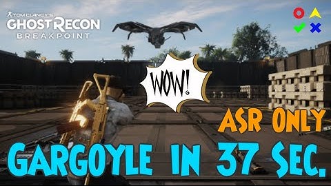 Destroying Gargoyle in 37 Second ASR Only Fight No Glitch no Special Abilities Ghost Breakpoint Raid