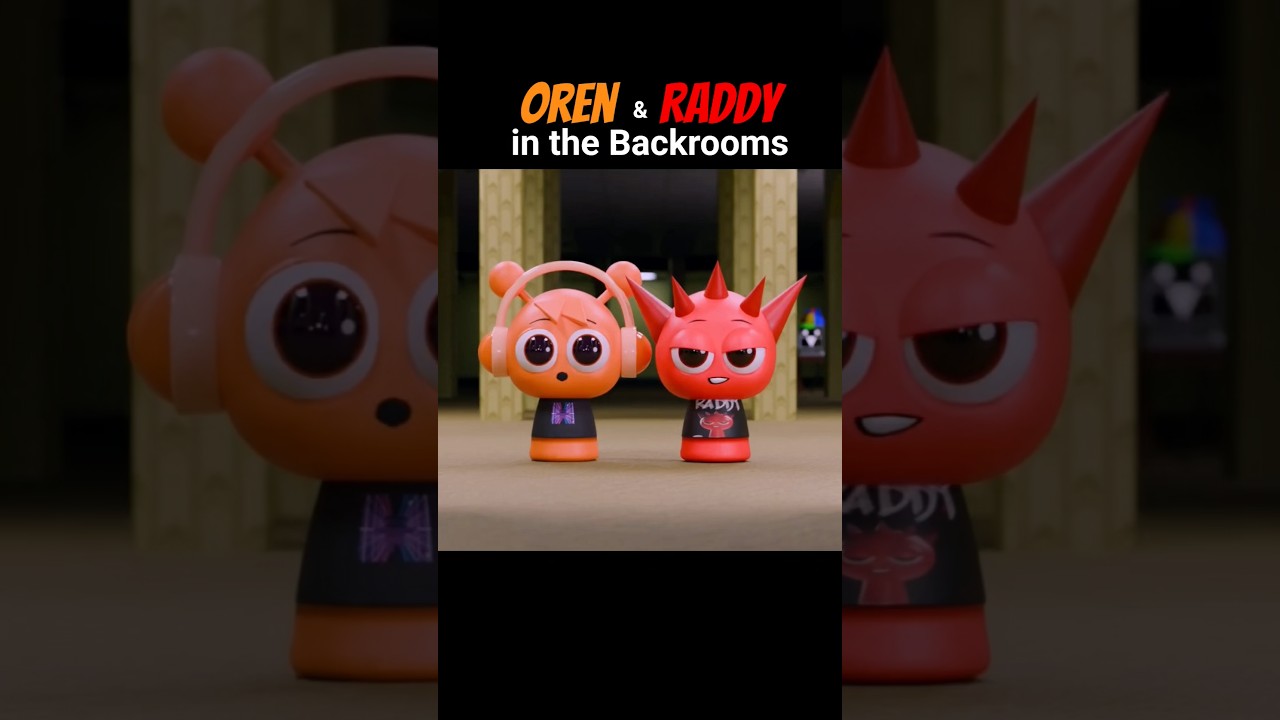 Oren & Raddy in the Backrooms #sprunki #3danimation