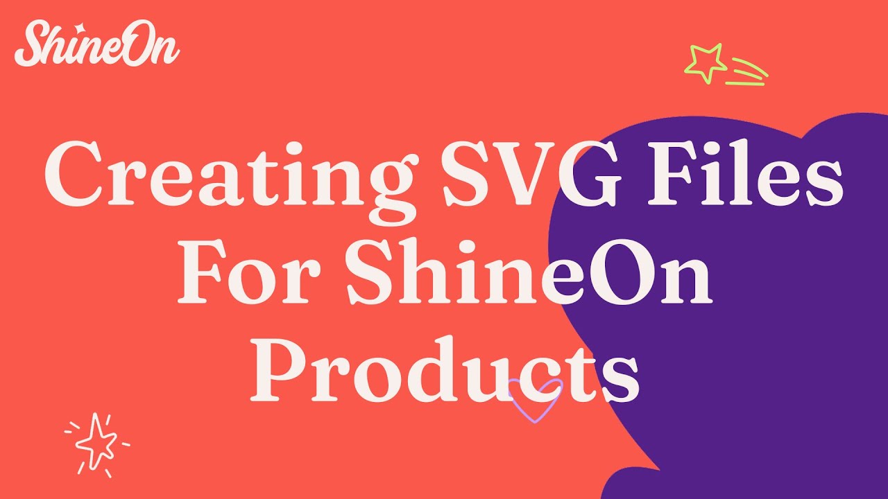 How To Create SVG Files for ShineOn Products
