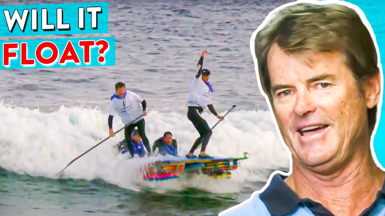 Lifeguards Try A Unique Way Of Surfing! YouTube