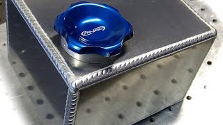 TIG Welding Aluminum Fabrication  Making a small fuel cell (gas tank)  6061.com