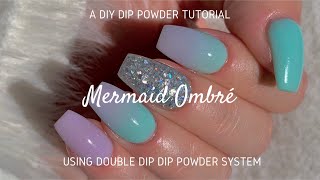 How to: Mermaid Ombre Nails | HONEST FIRST IMPRESSIONS | Double Dip Store