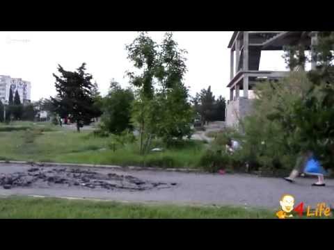 \"მანიაკი\" რუსთავის ქუჩებში და შოკში ჩავარდნილი თვითმხილველები ვიდეო