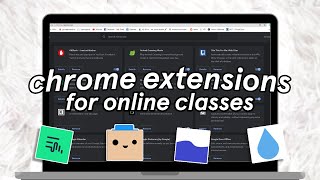 8 useful Chrome extensions for ONLINE classes 💻