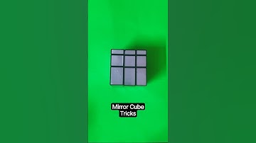 SHINY Cross! ✨ Solving the Mirror Cube Plus Pattern | #shorts #viral #rubikscube #cube #puzzle #tips