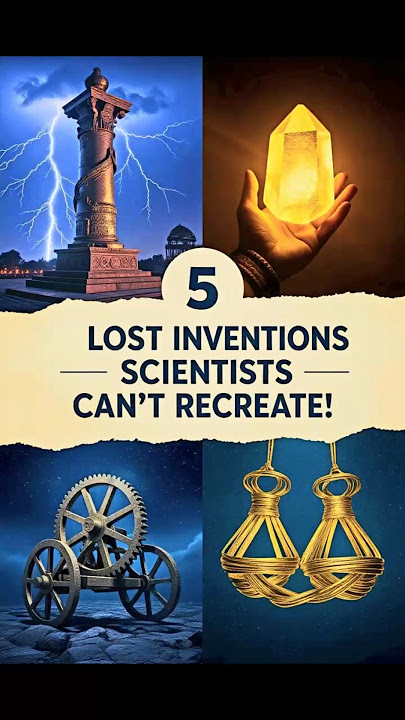 5 Lost Inventions Scientists Can’t Recreate! #sciencefacts #trendingnow #fypシ゚viral #viralshorts