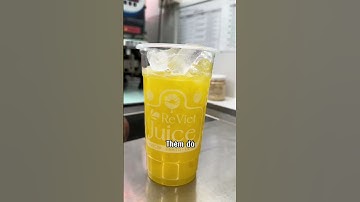 NƯỚC ÉP REVIET JUICE - Công thức nước ép thơm dâu 😊 #shorts
