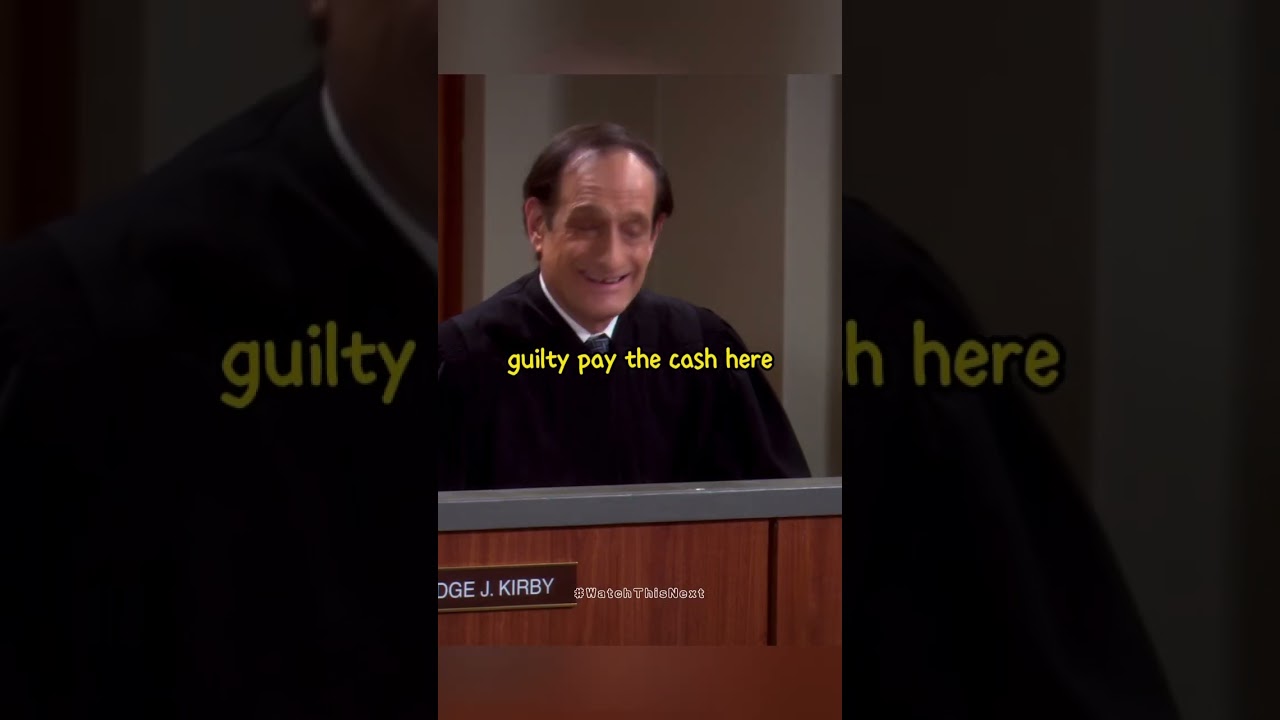 Sheldon argues for himself in court 