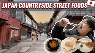 Old Japan Town Street Foods Market and Beautiful Places in Kanazawa Ep.333