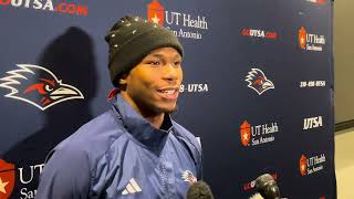 UTSA WR Chris Carpenter Post Practice Interview 10.29.24