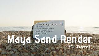 Beach Render in Maya (Our Process)