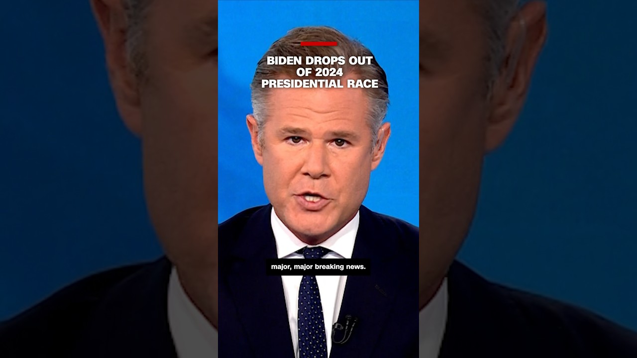 Biden drops out of 2024 presidential race