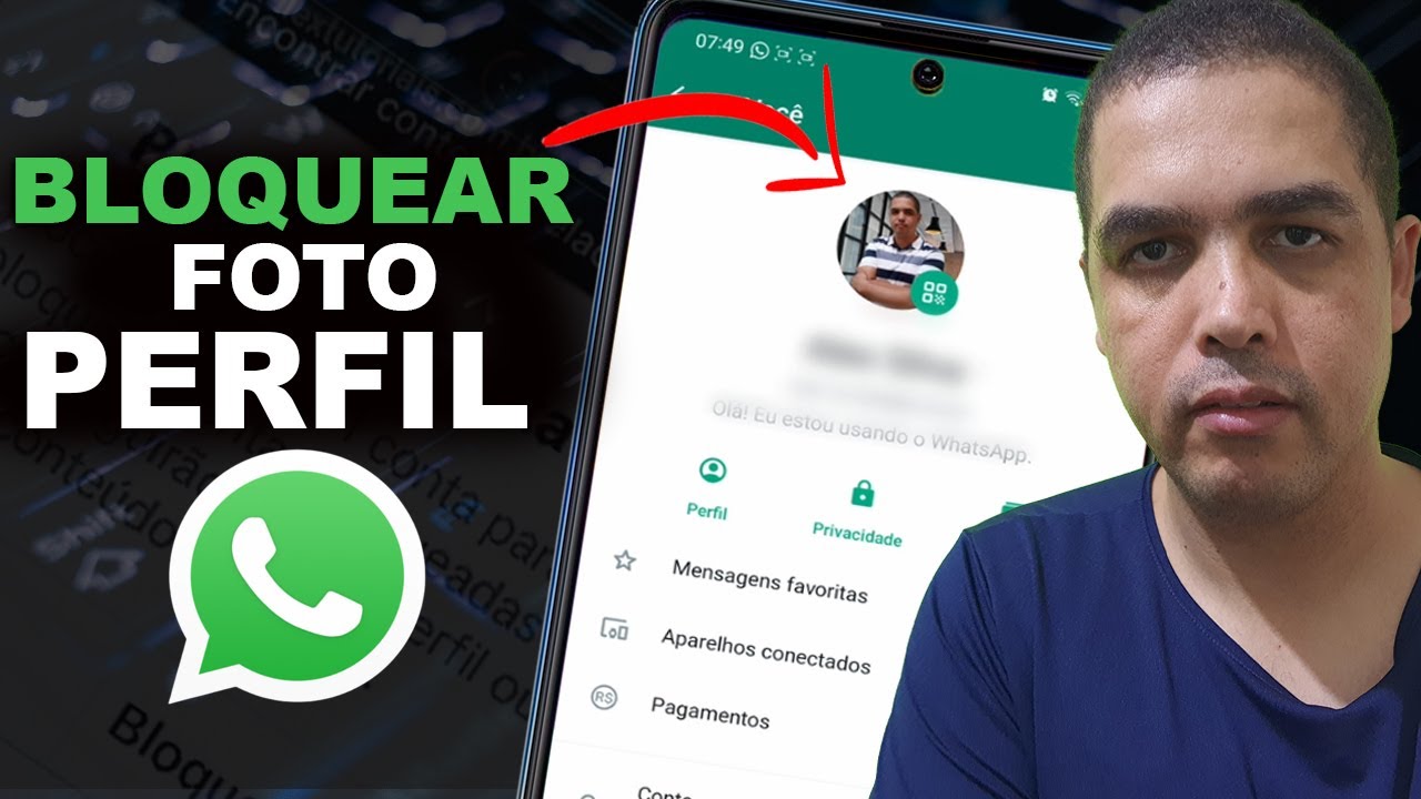 Como bloquear foto do perfil no whatsapp - YouTube