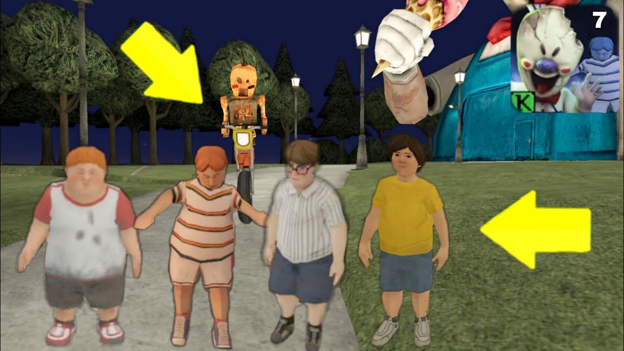 Ice Scream 7: New Factory Robot On Small Motorbike To Capture Everyone || Fanmade Trailer- 46