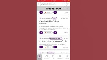 Pi network trải nghiệm social web3 Fireside 🔥⛏