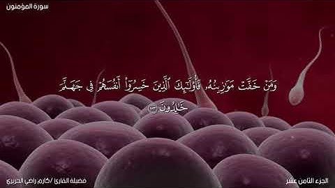 الشيخ كارم راضي الحريري وما تيسر من سورة المؤمنون