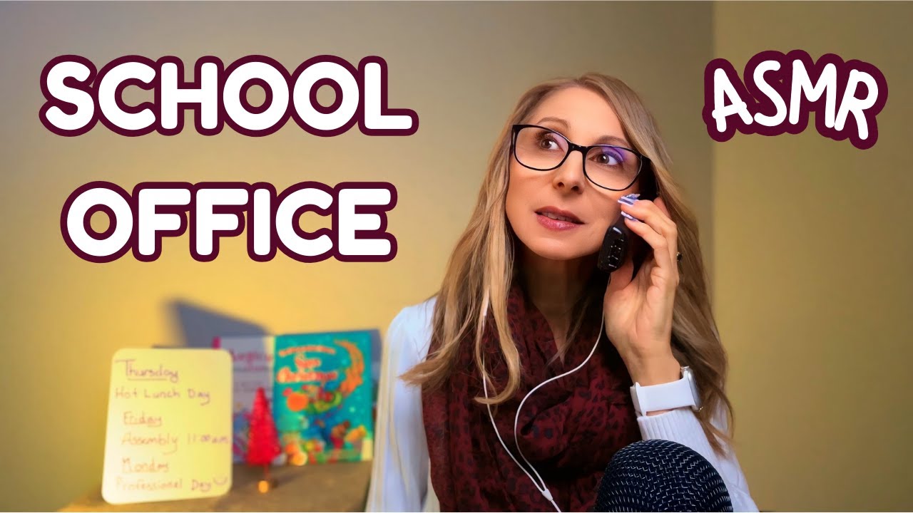 Ролевая игра ASMR «Школьный секретарь» ✏️ Загруженное утро в офисе | Мягкое личное внимание
