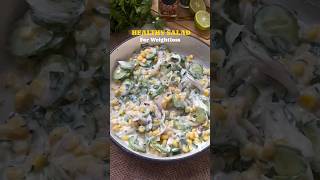 🚫 No Cooking! 5-Min Healthy Salad for Fat Loss 🥗 #WeightLossRecipes