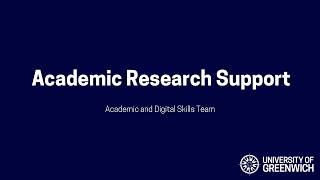 Academic Research Support