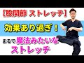 【股関節 ストレッチ】効果あり過ぎ!股関節がどんどん柔らかくなる魔法のようなストレッチ!