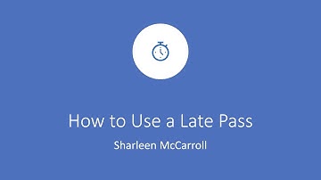 How to Redeem a Late Pass
