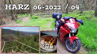 Мотопутешествие. Застрял в Лесу. Harz 06-2022. Honda VFR 1200.Часть 4