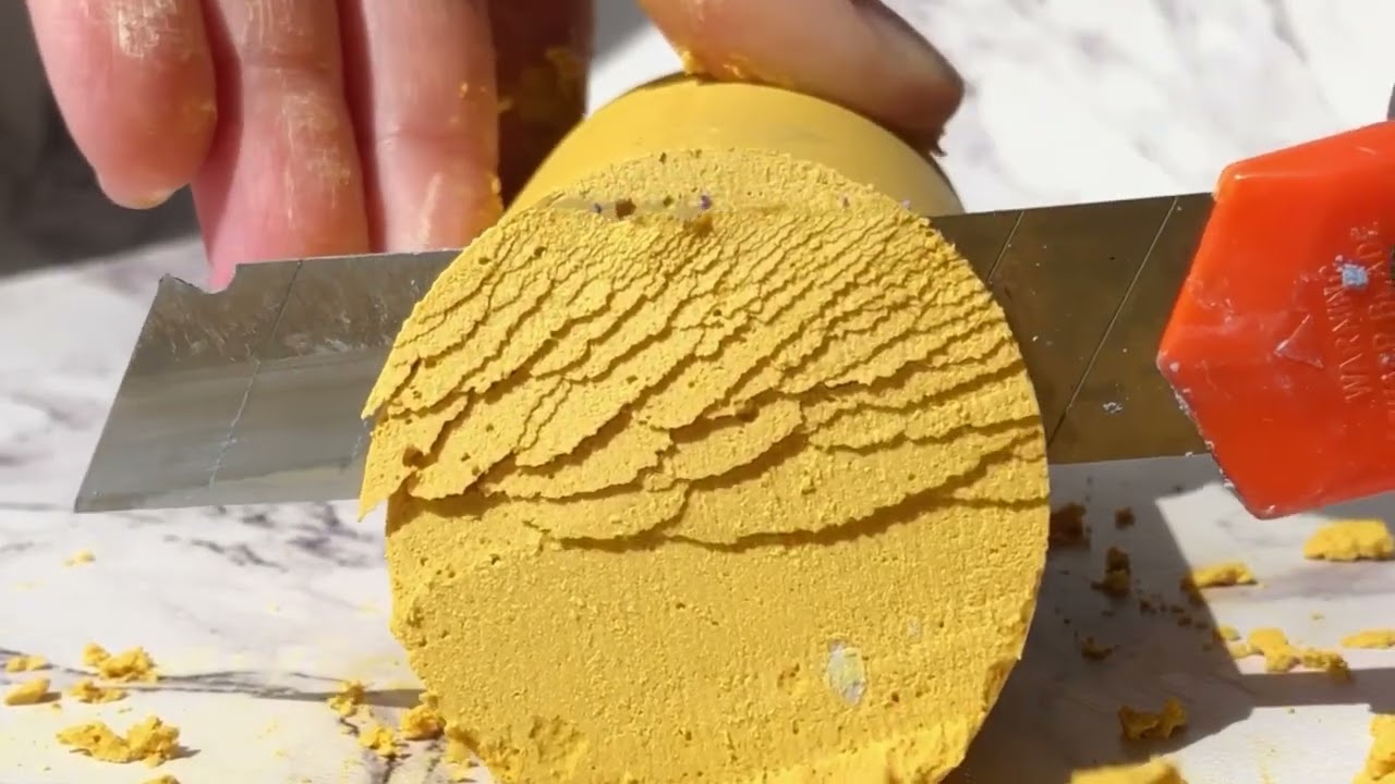 ASMR/Cutting chalk/АСМР/Wet chalk