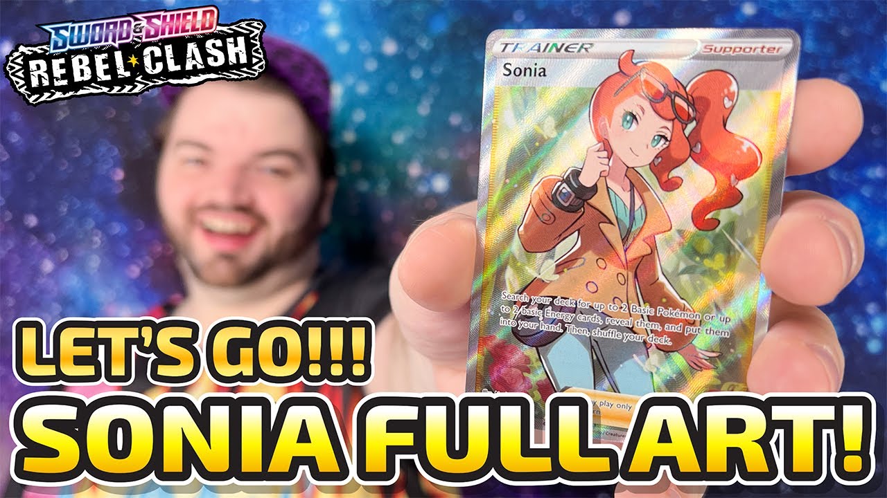 LET'S GO! SONIA FULL ART! Triple Ultra Rare Hits in Rebel Clash ETB!