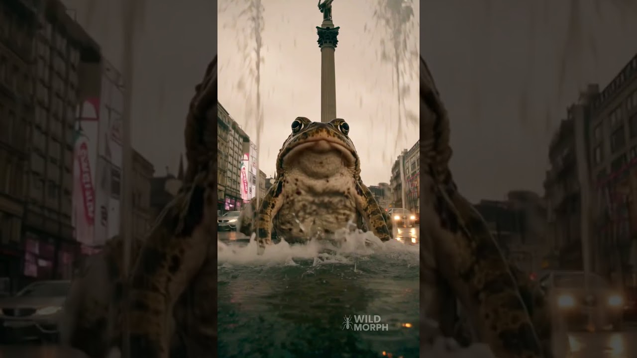 3 Tiny London Animals → 3 GIANT British Beasts! 🦊🦜🐸🇬🇧