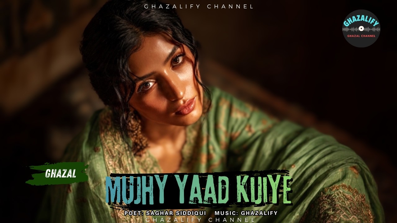 Mujhy Yaad Kijiye | Heart Touching Urdu Ghazal 2026| Ghazalify x Saghar Siddiqui
