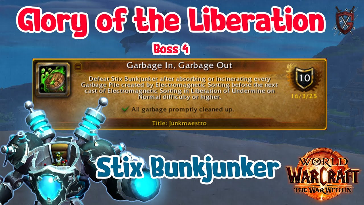 Achievement: [Garbage In, Garbage Out] - Boss 4: [Stix Bunkjunker ...