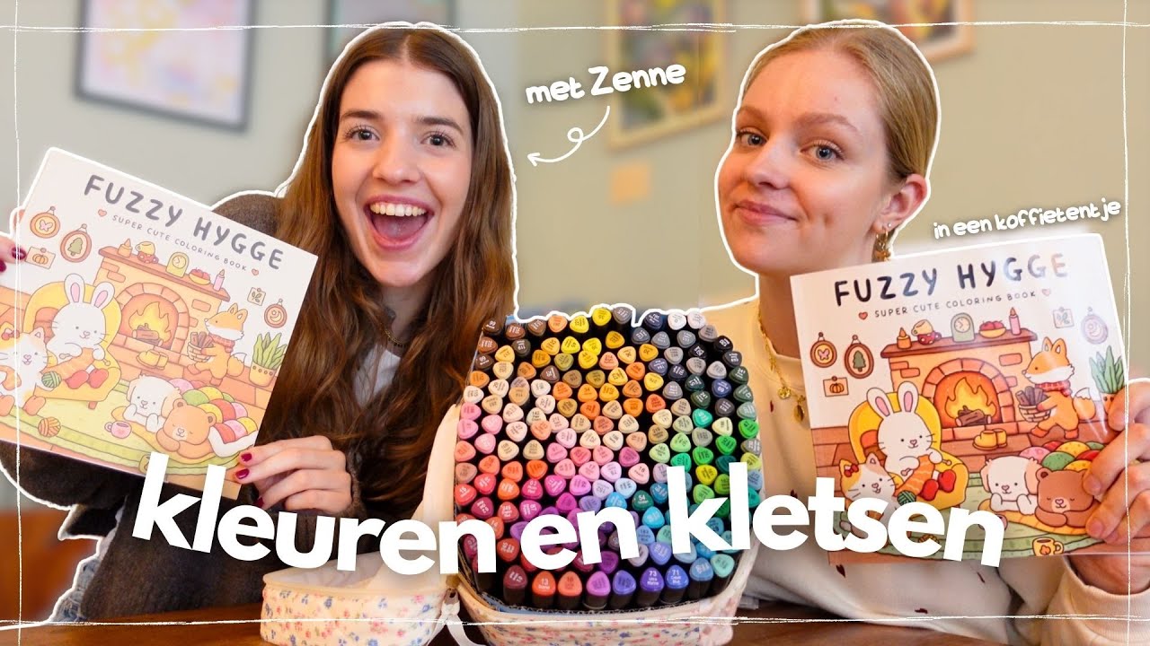 kleuren en kletsen met 