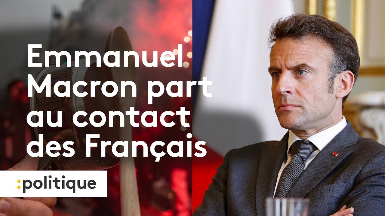 Emmanuel Macron part au contact des Français - YouTube