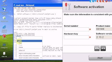 SOFTWARE installing denmonstration for Delphi DS150 Diagnostic Appareil 2013.02V （B）